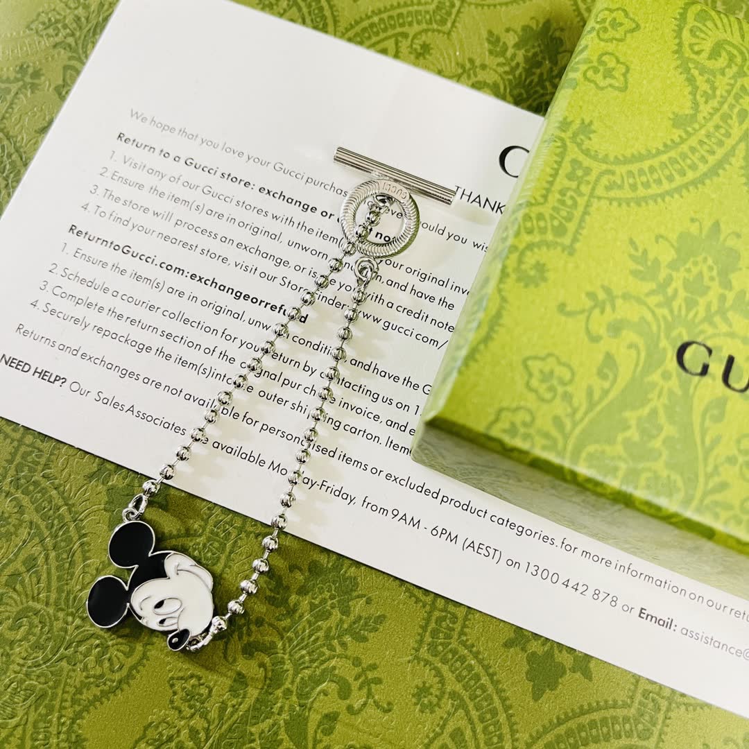 Gucci Mickey Mouse Charm Bracelet