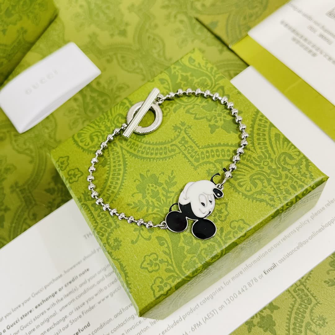 Gucci Mickey Mouse Charm Bracelet