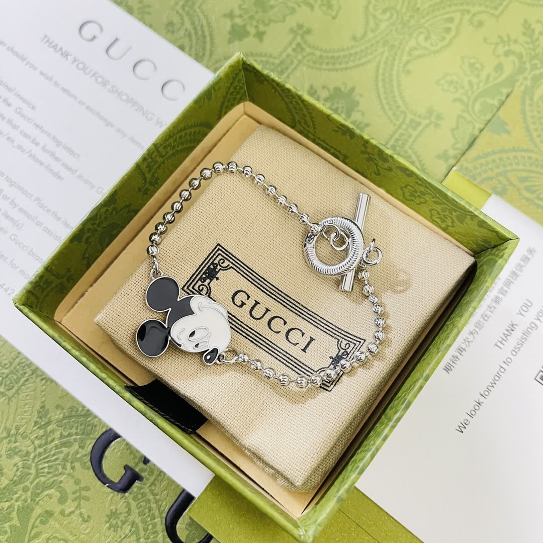 Gucci Mickey Mouse Charm Bracelet