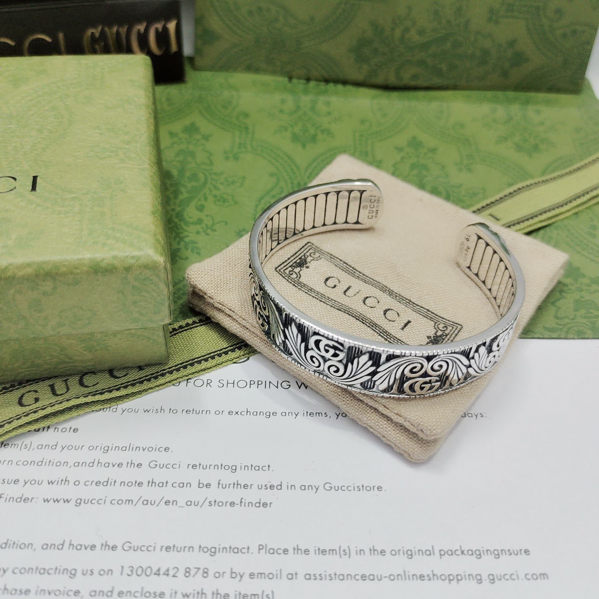 Gucci Silver Cuff Bracelet