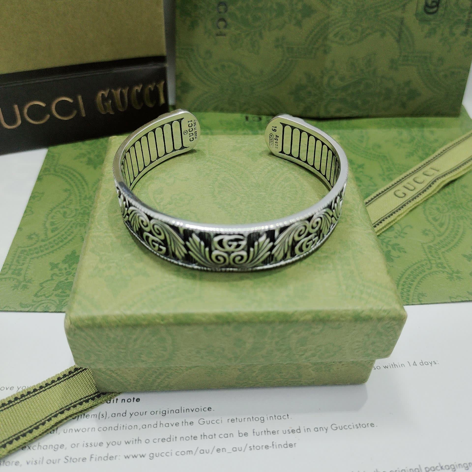Gucci Silver Cuff Bracelet