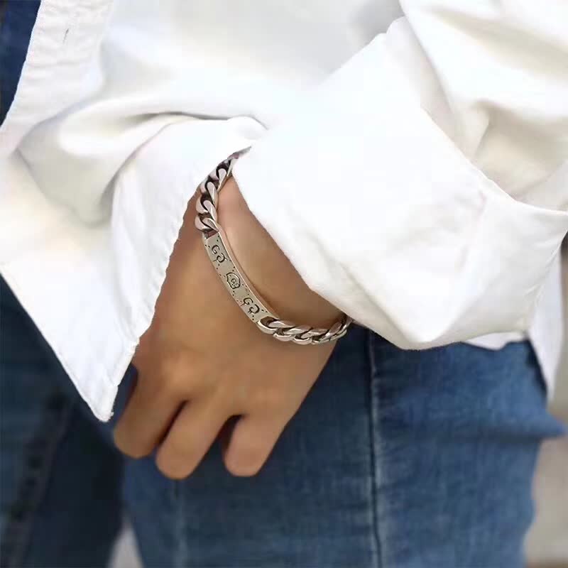 Gucci Silver Chain Bracelet