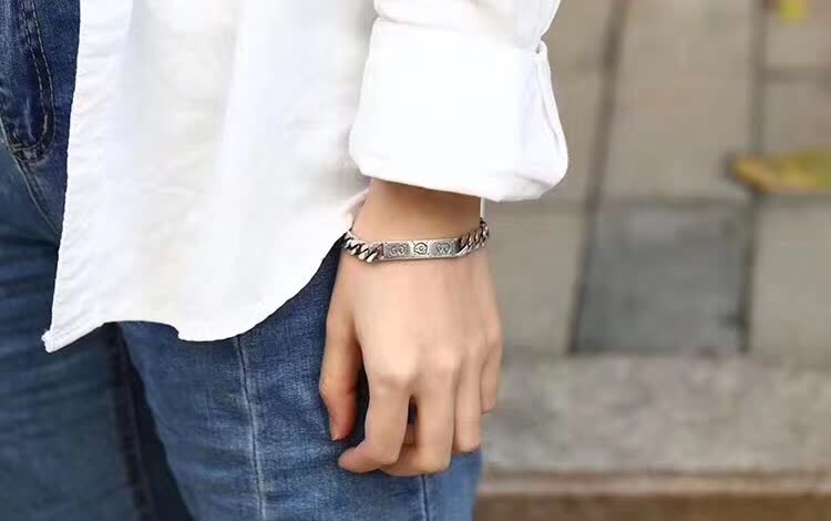 Gucci Silver Chain Bracelet