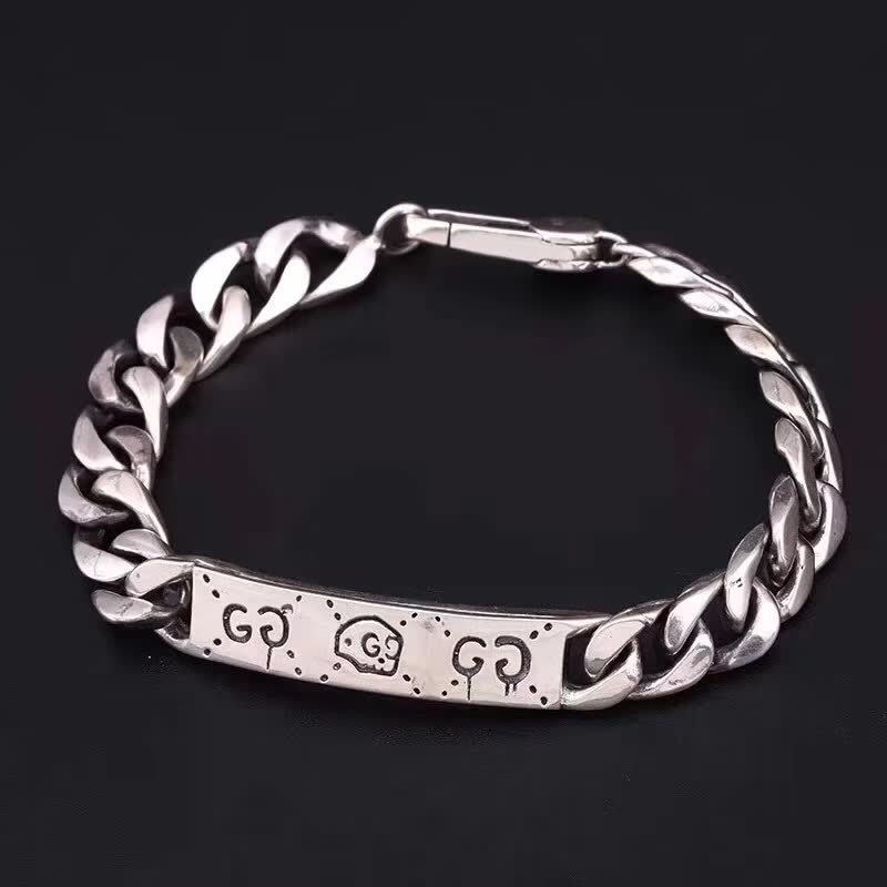 Gucci Silver Chain Bracelet