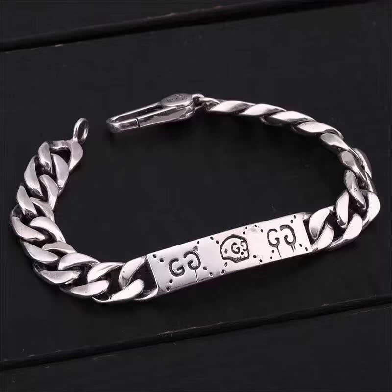 Gucci Silver Chain Bracelet