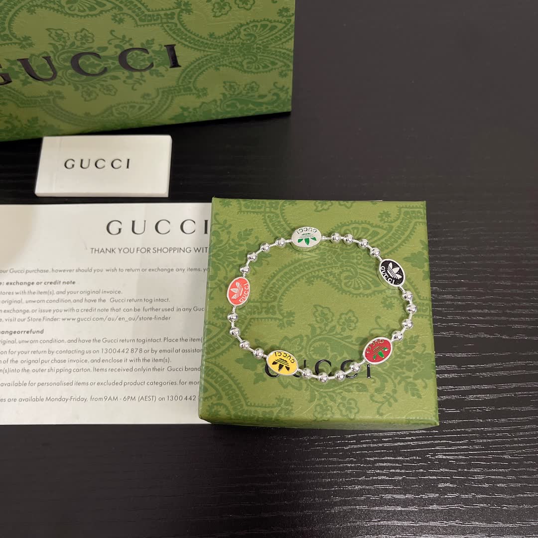 Gucci Multicolor Logo Charm Bracelet Gucci Multicolor Logo Charm Bracelet