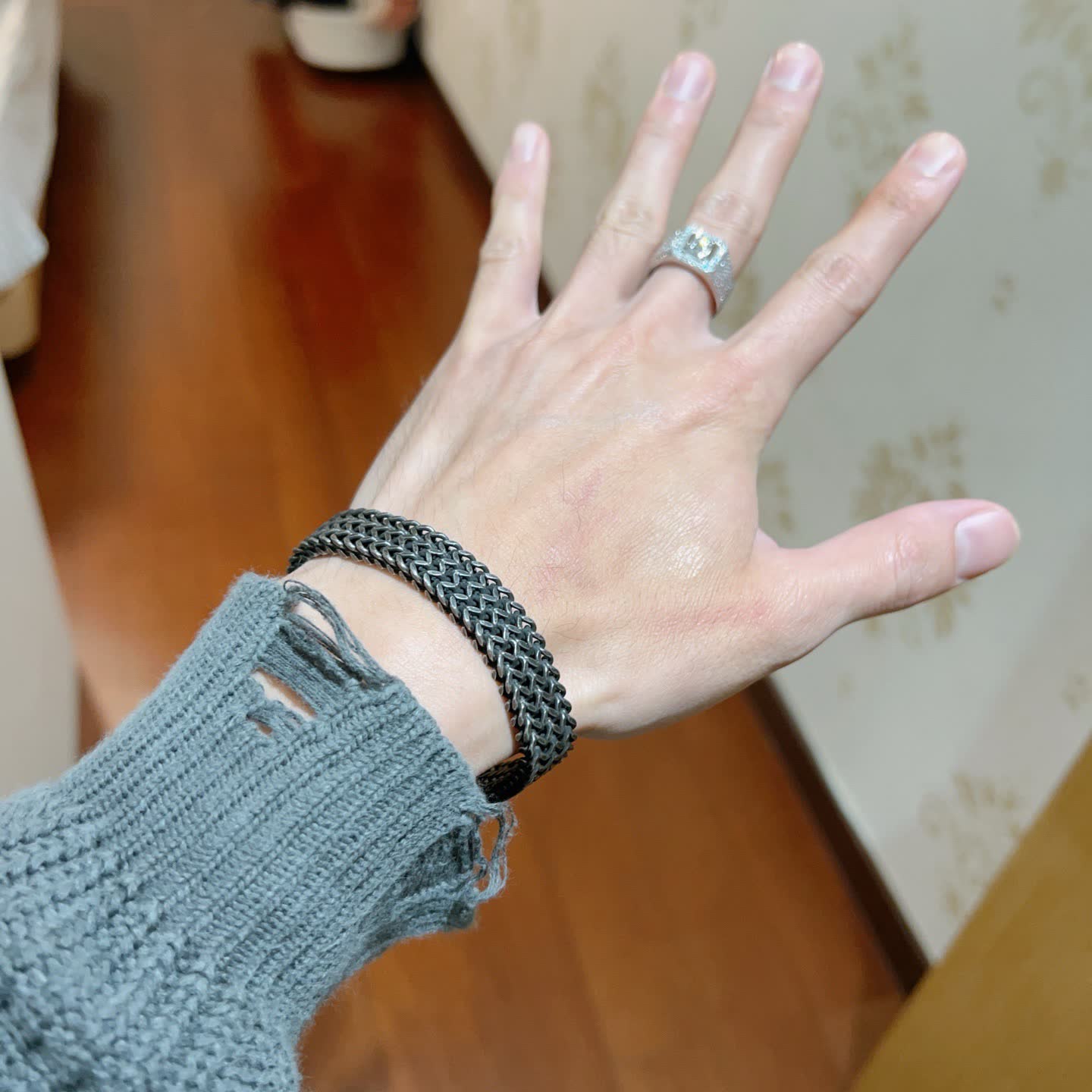 Gucci Silver Chain Bracelet