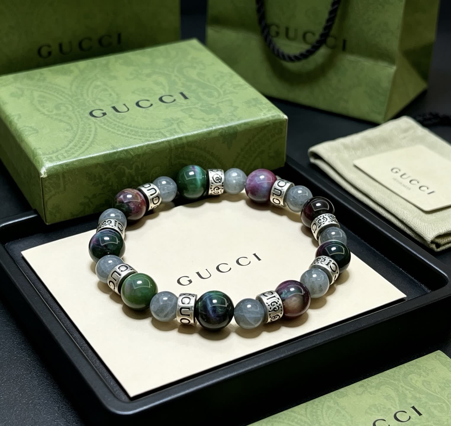 Gucci Multicolored Beaded Bracelet Gucci Multicolored Beaded Bracelet