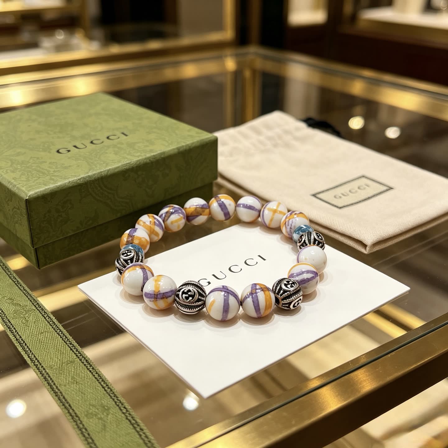 Gucci Beaded Bracelet