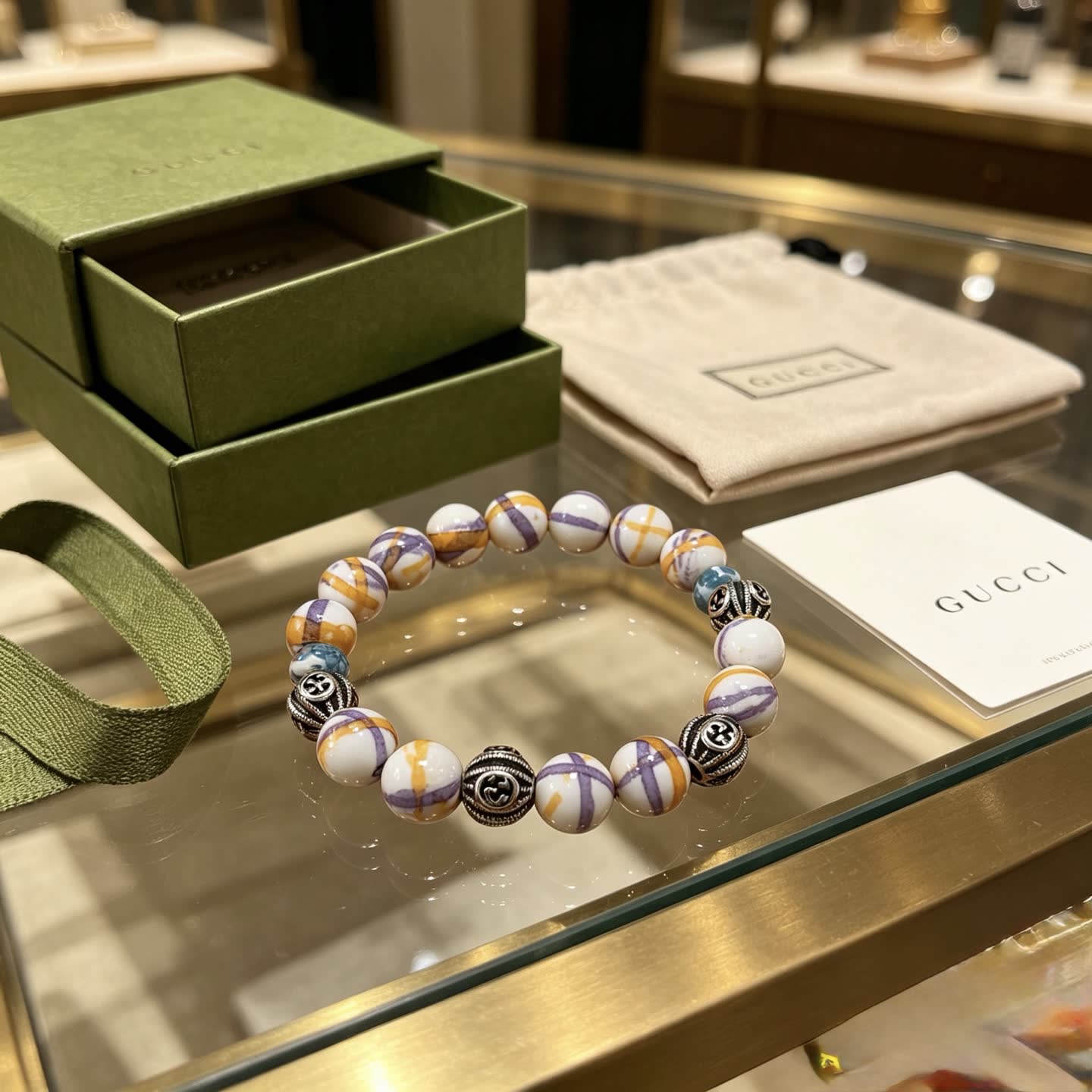 Gucci Beaded Bracelet