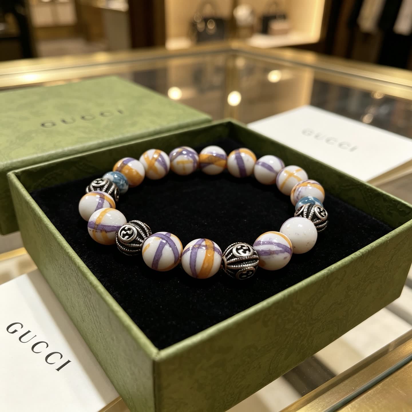 Gucci Beaded Bracelet