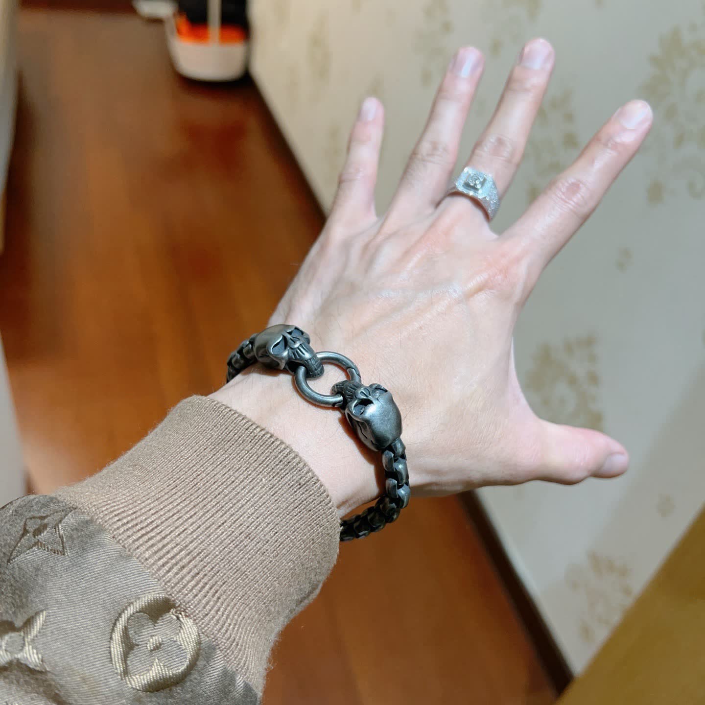 Gucci Silver Skull Bracelet