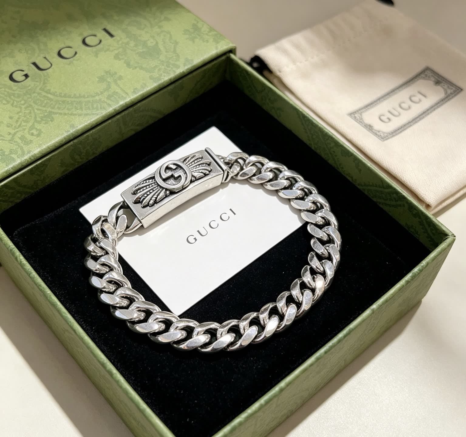 Gucci Silver Chain Bracelet Gucci Silver Chain Bracelet