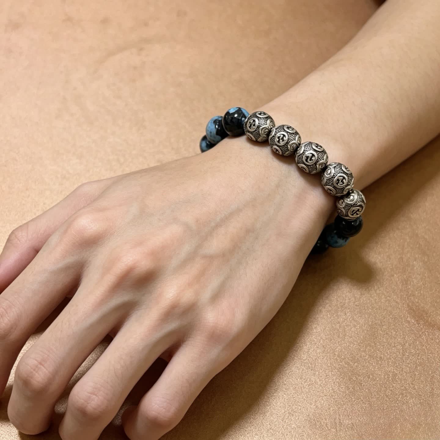 Gucci Blue Beaded Bracelet