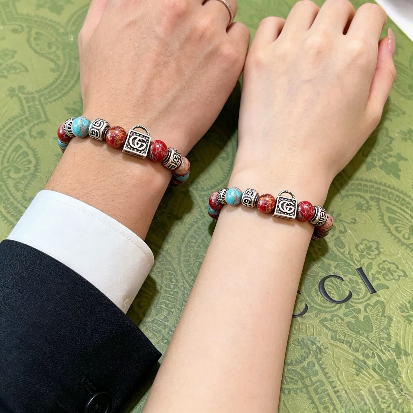 Gucci Multicolored Beaded Bracelet