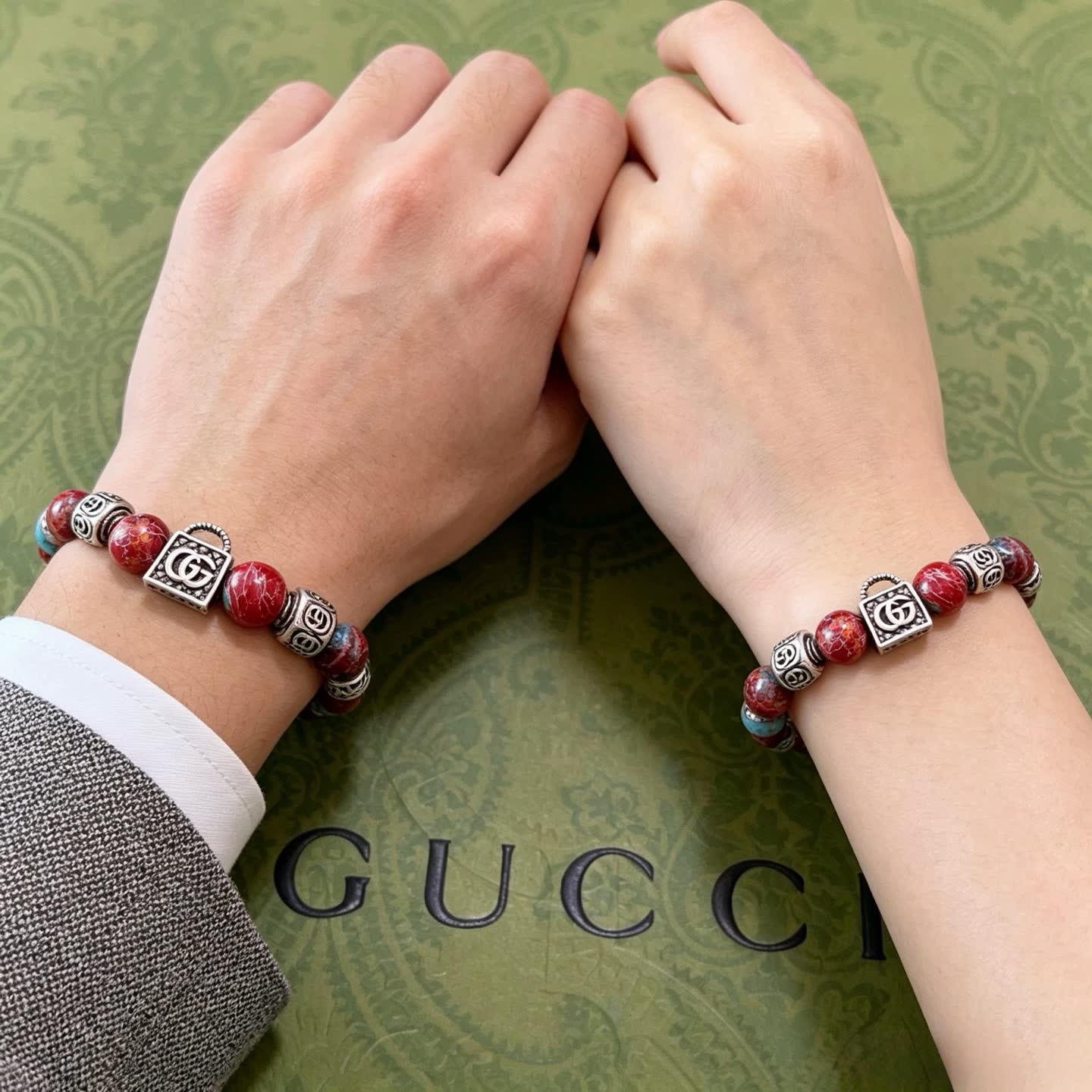 Gucci Multicolored Beaded Bracelet