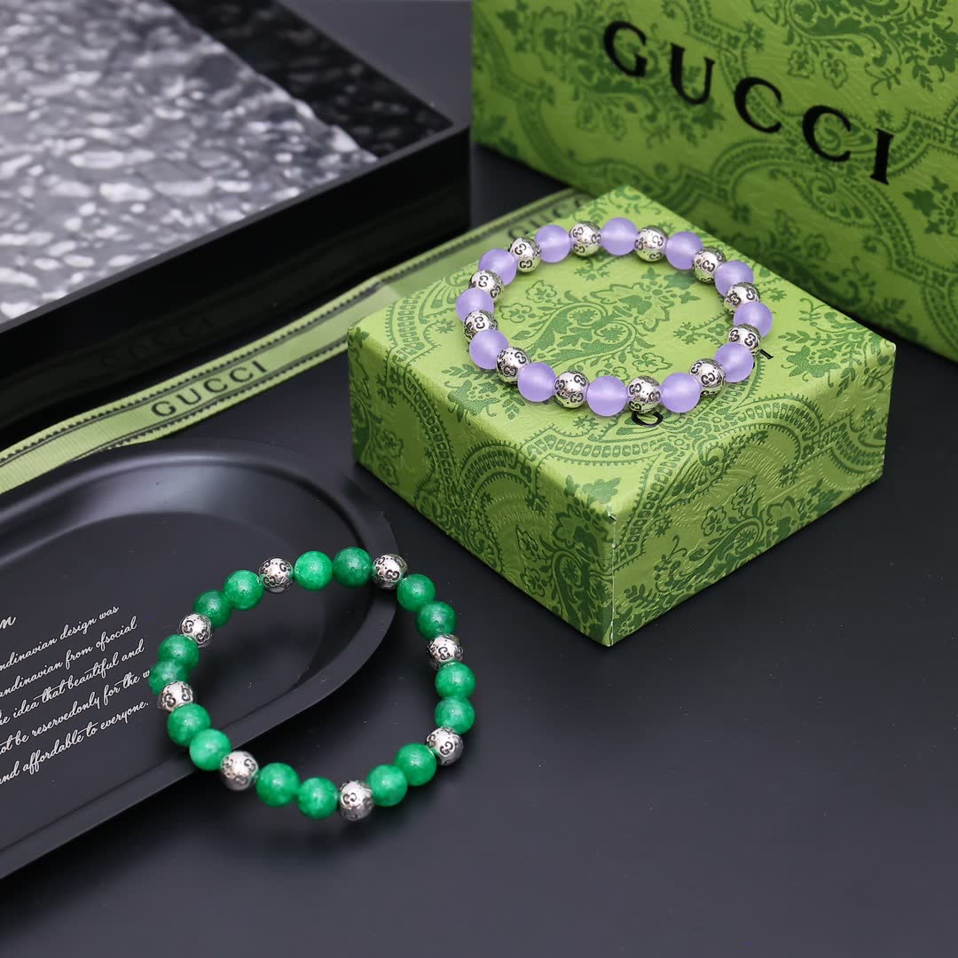 Gucci Purple Beaded Bracelet Gucci Purple Beaded Bracelet