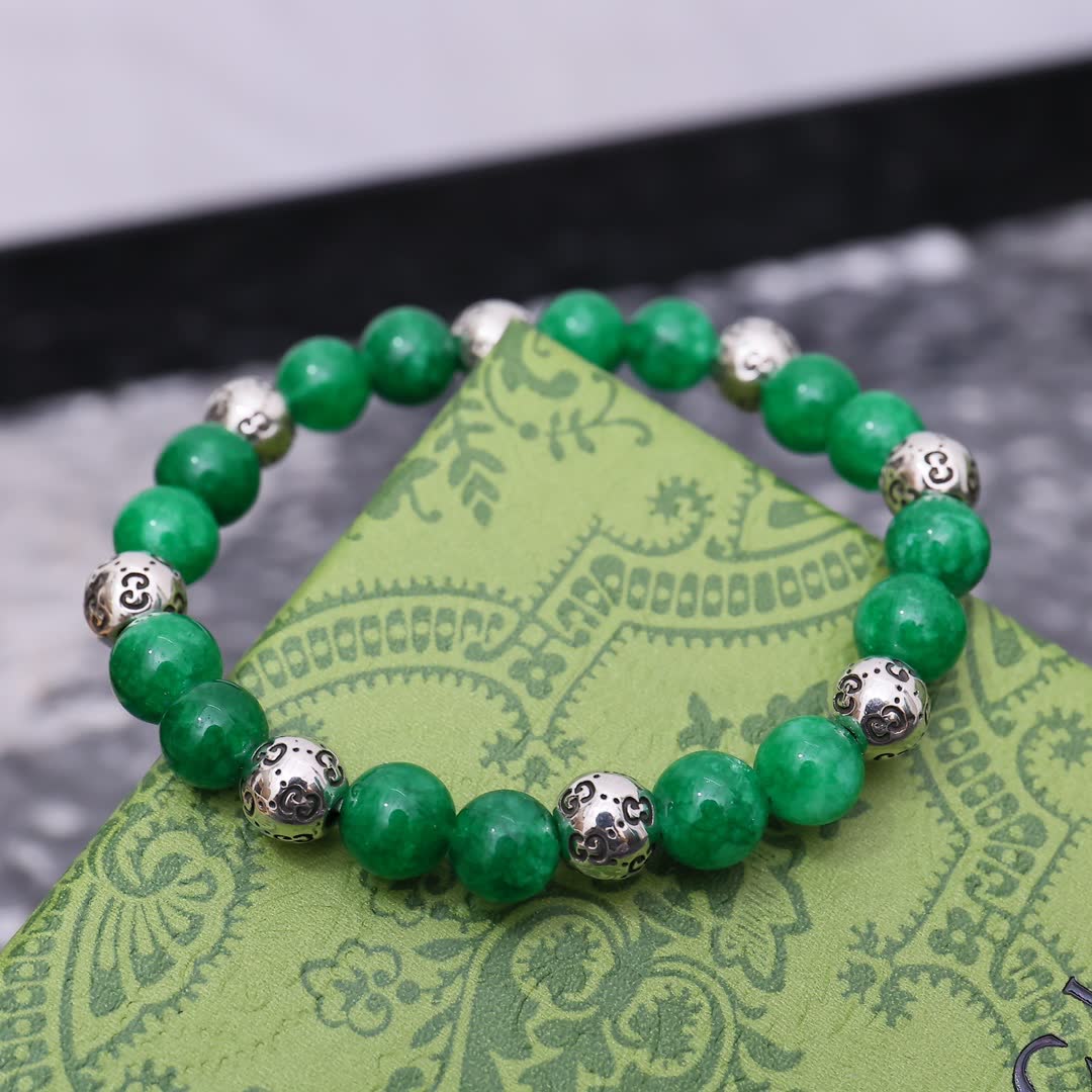 Gucci Purple Beaded Bracelet