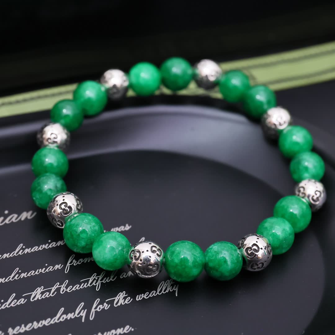 Gucci Purple Beaded Bracelet