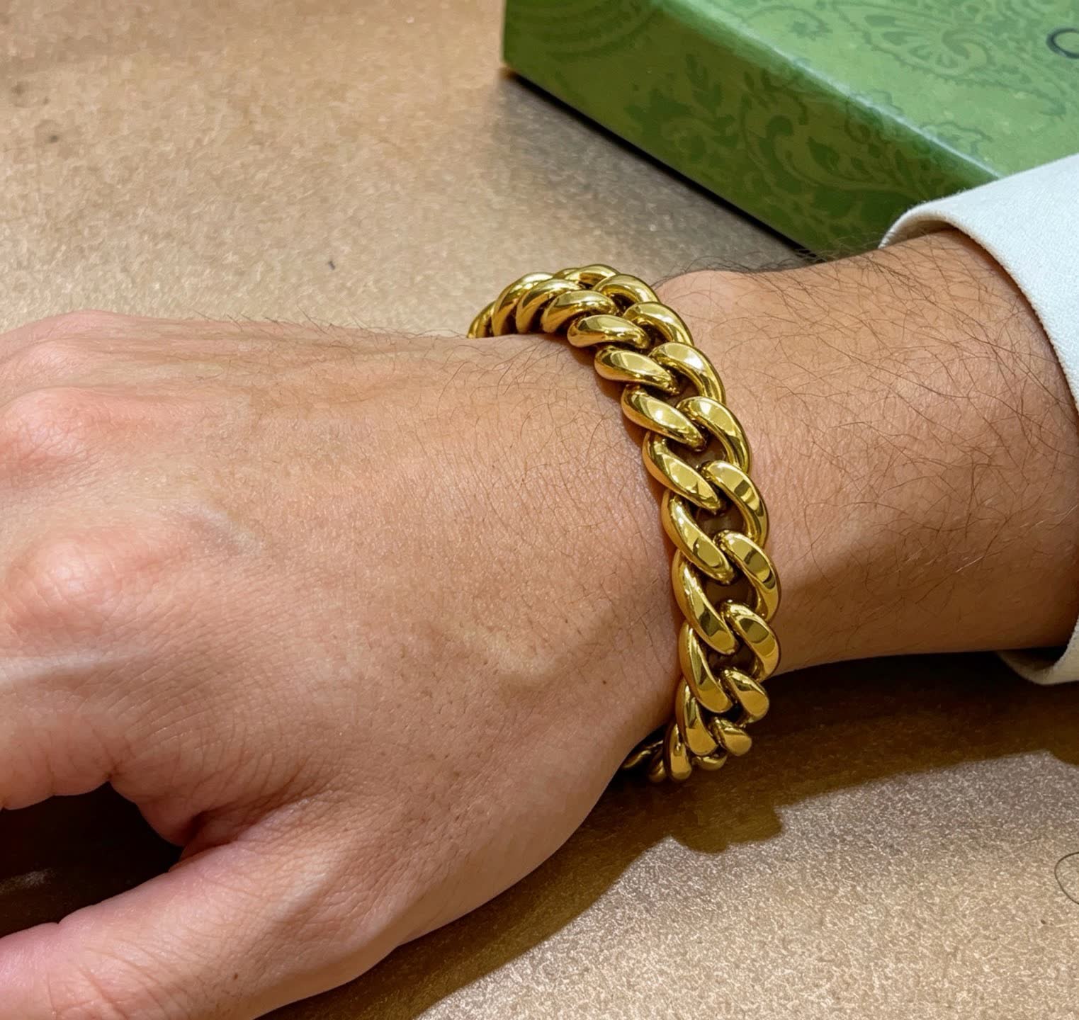 Gucci Gold Chain Bracelet