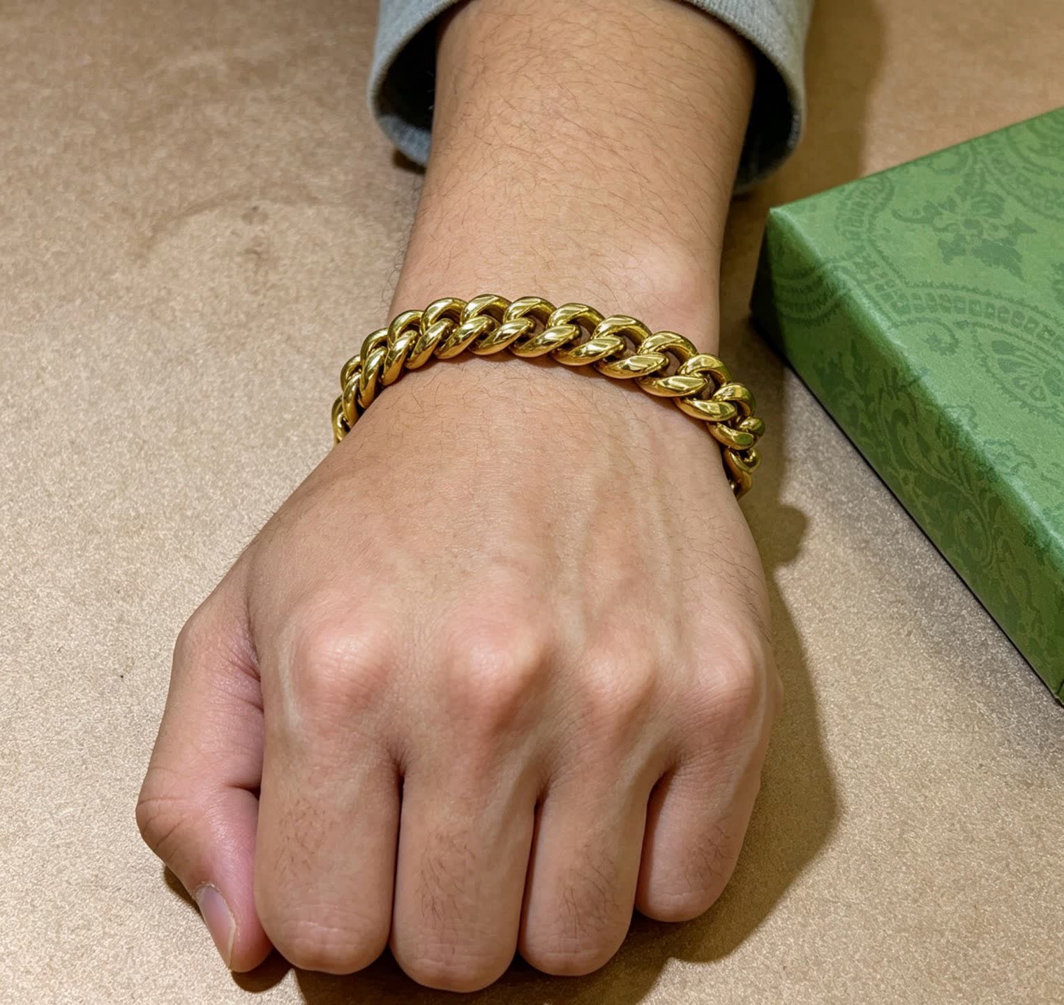 Gucci Gold Chain Bracelet