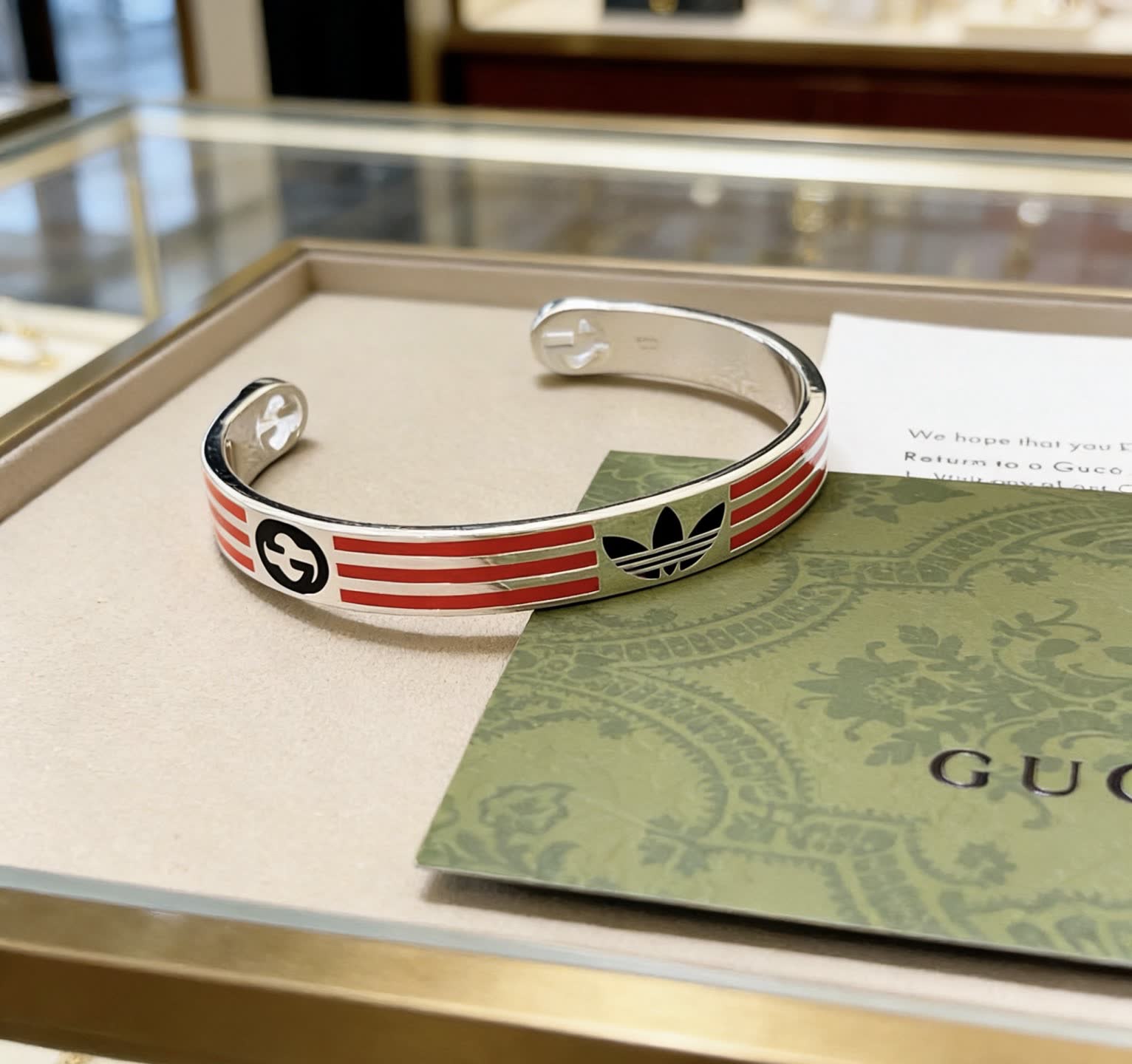 Gucci x Adidas Logo Bracelet Gucci x Adidas Logo Bracelet