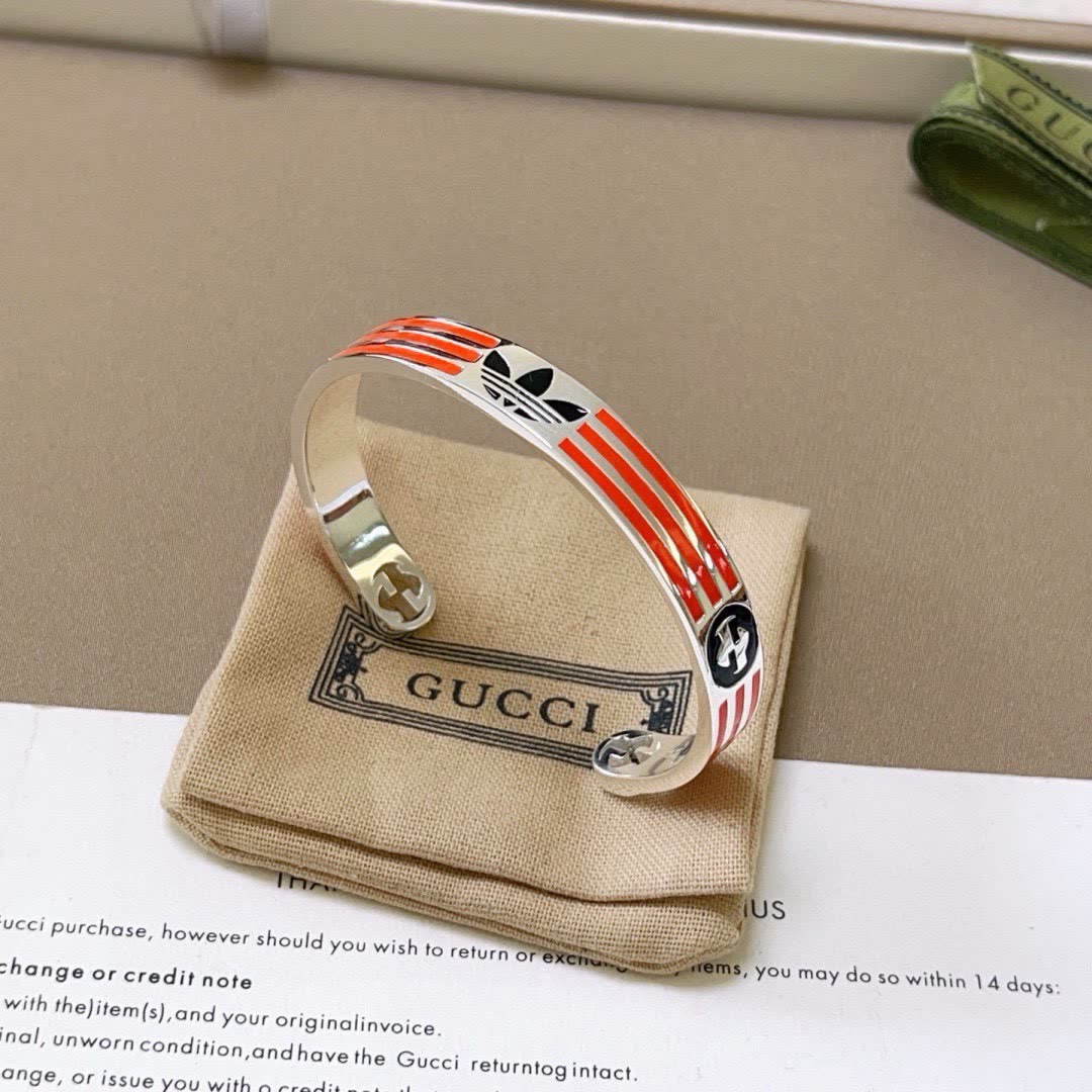 Gucci x Adidas Logo Bracelet