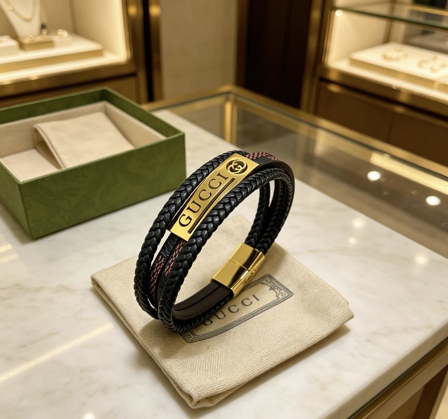 Gucci Leather Bracelet