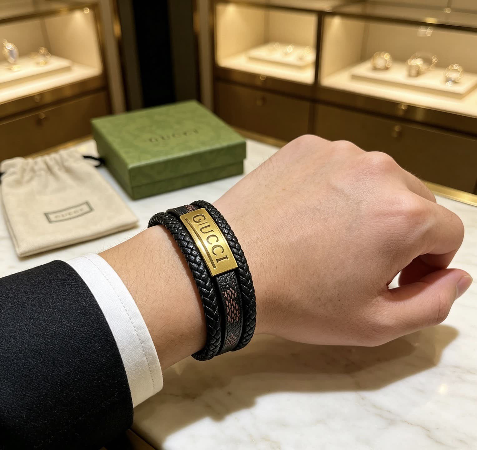Gucci Leather Bracelet