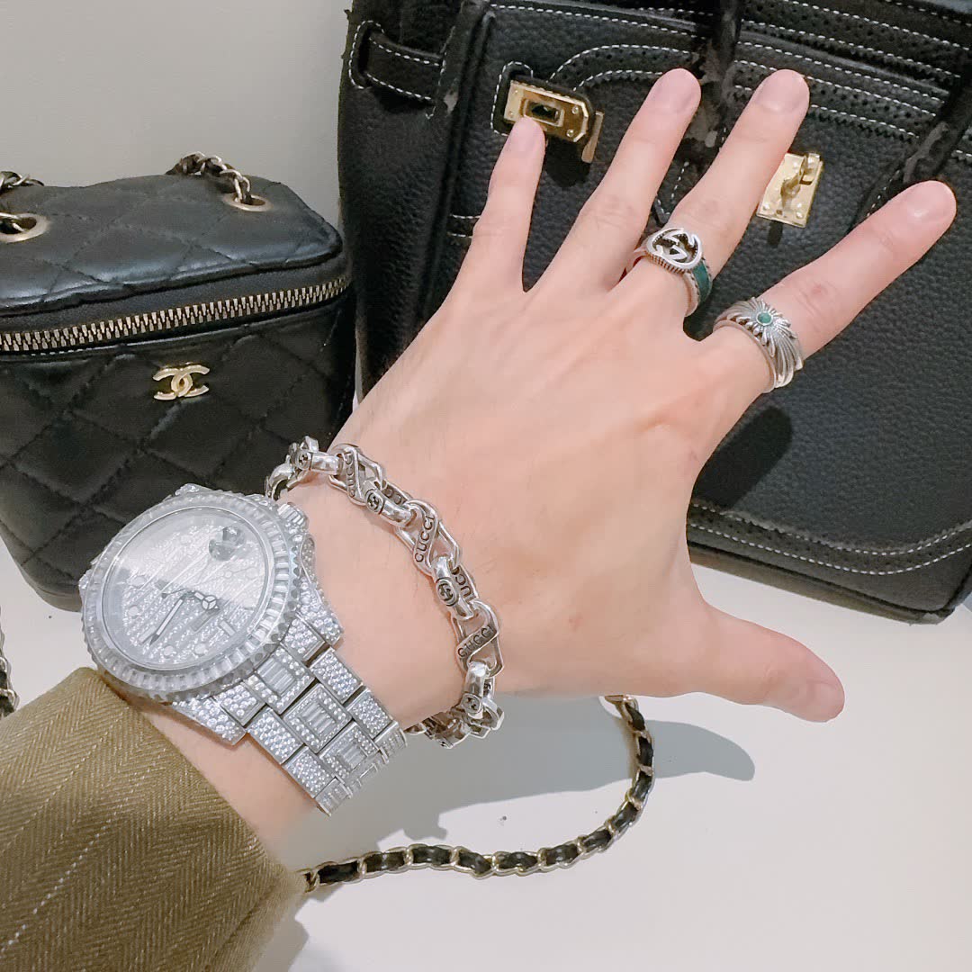 Gucci Silver Chain Bracelet