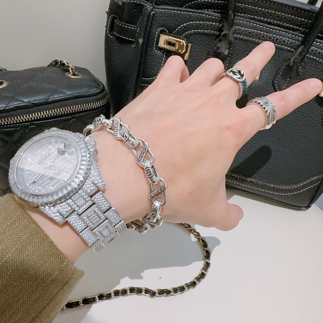 Gucci Silver Chain Bracelet
