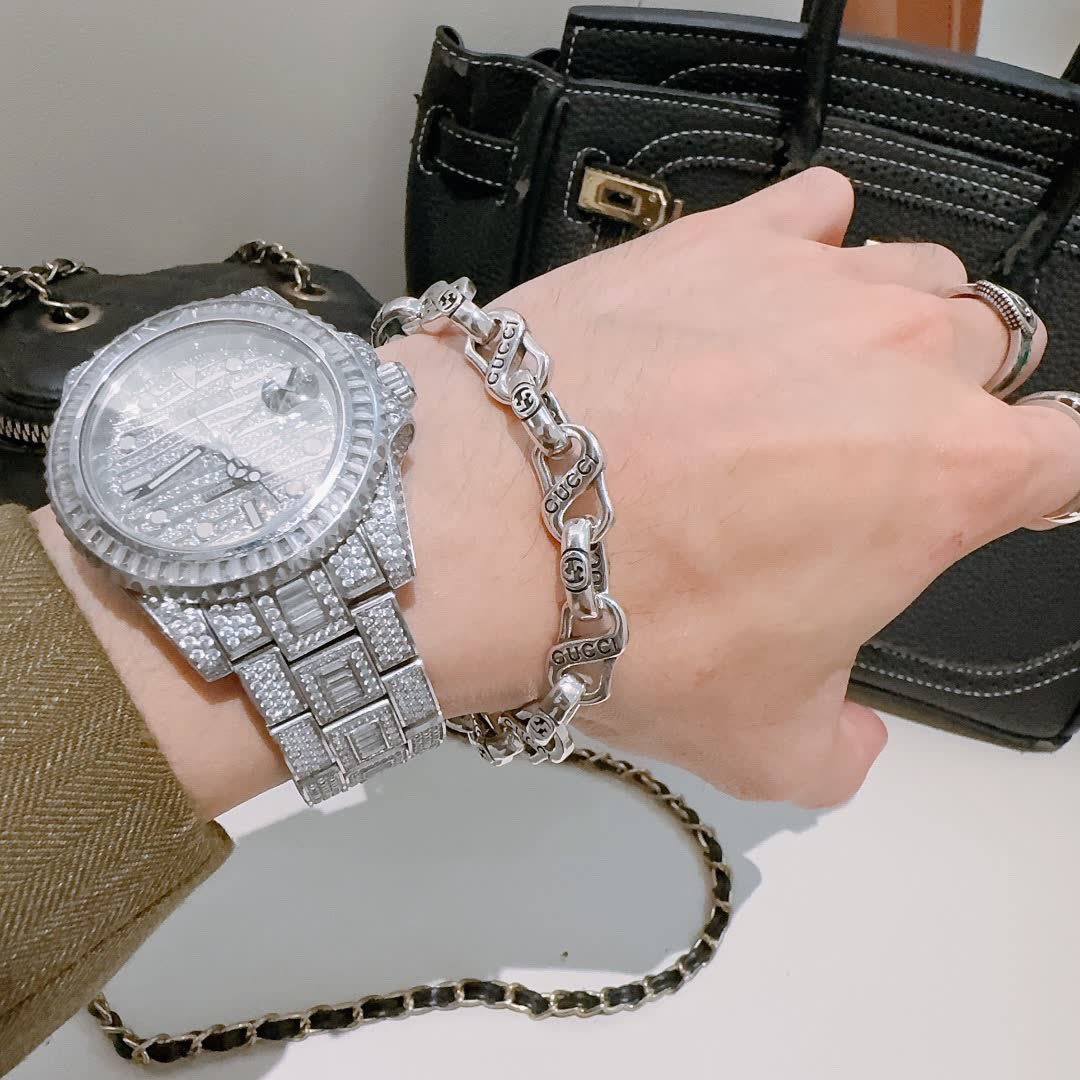 Gucci Silver Chain Bracelet