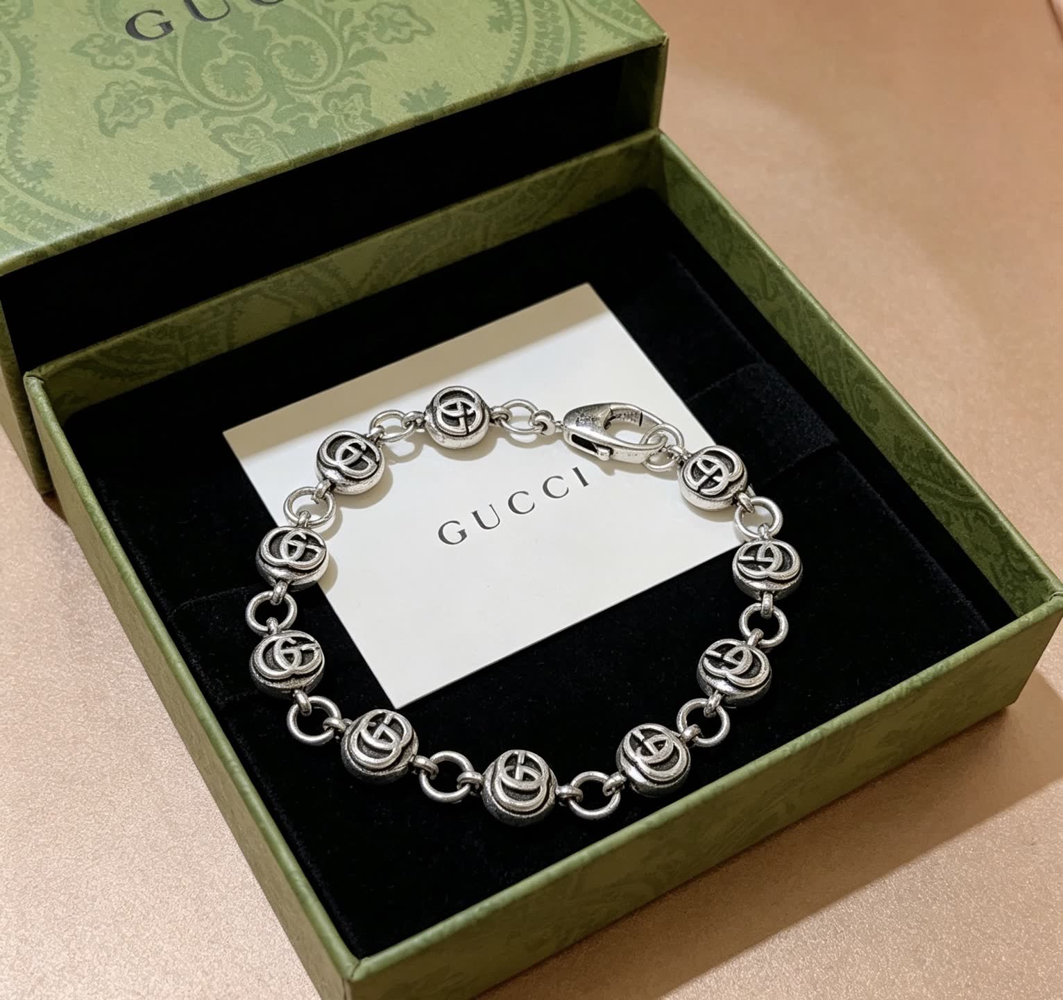 Gucci Silver Logo Bracelet Gucci Silver Logo Bracelet