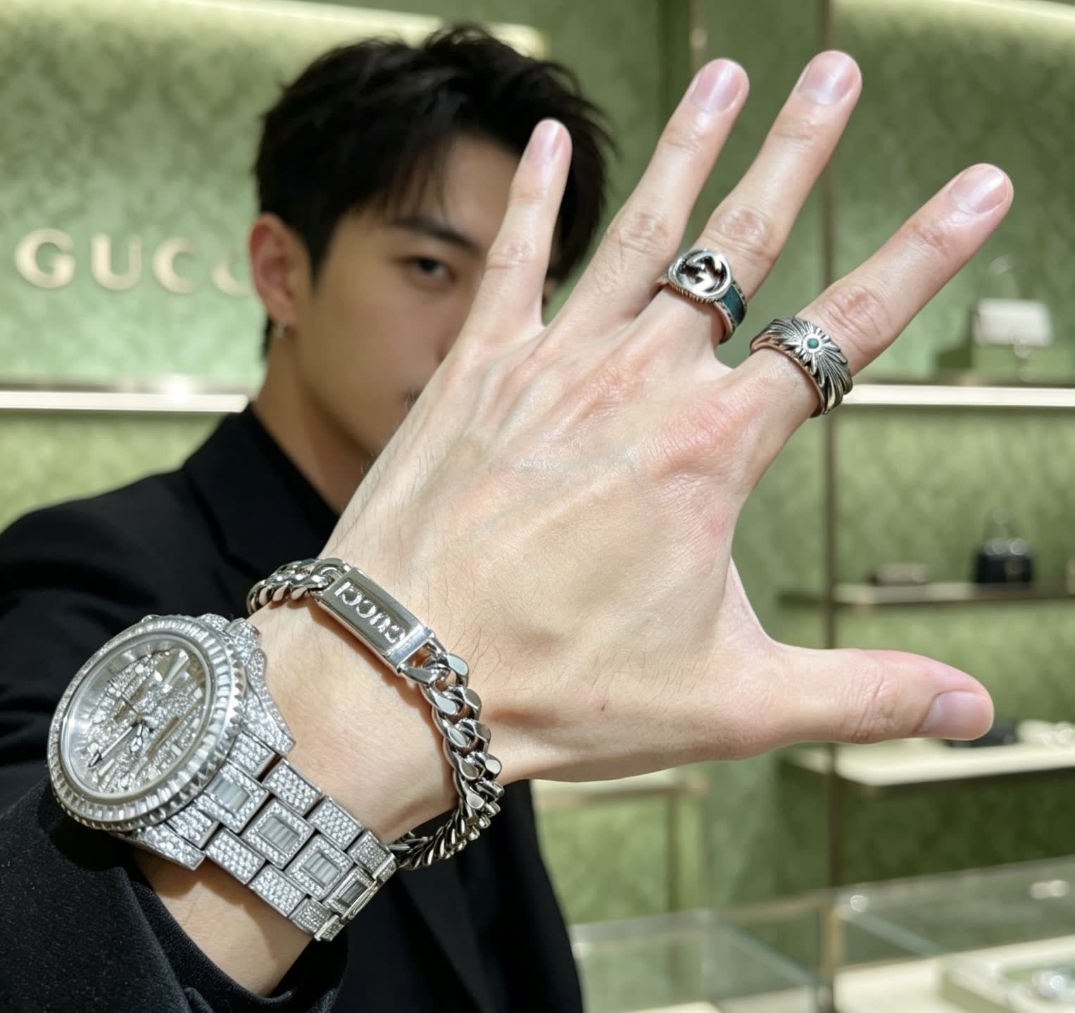 Gucci Silver Chain Bracelet