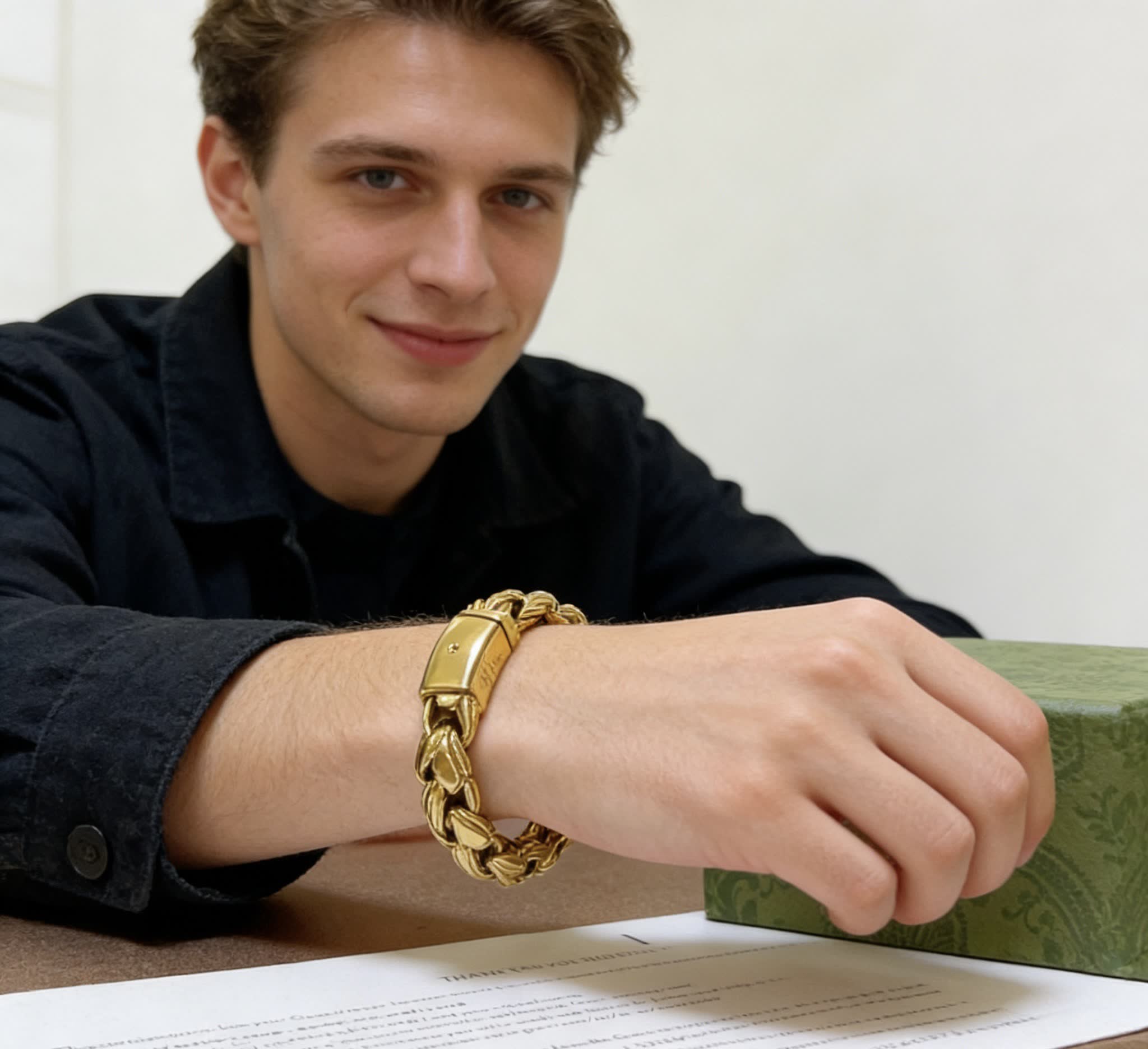 Gucci Gold Chain Bracelet