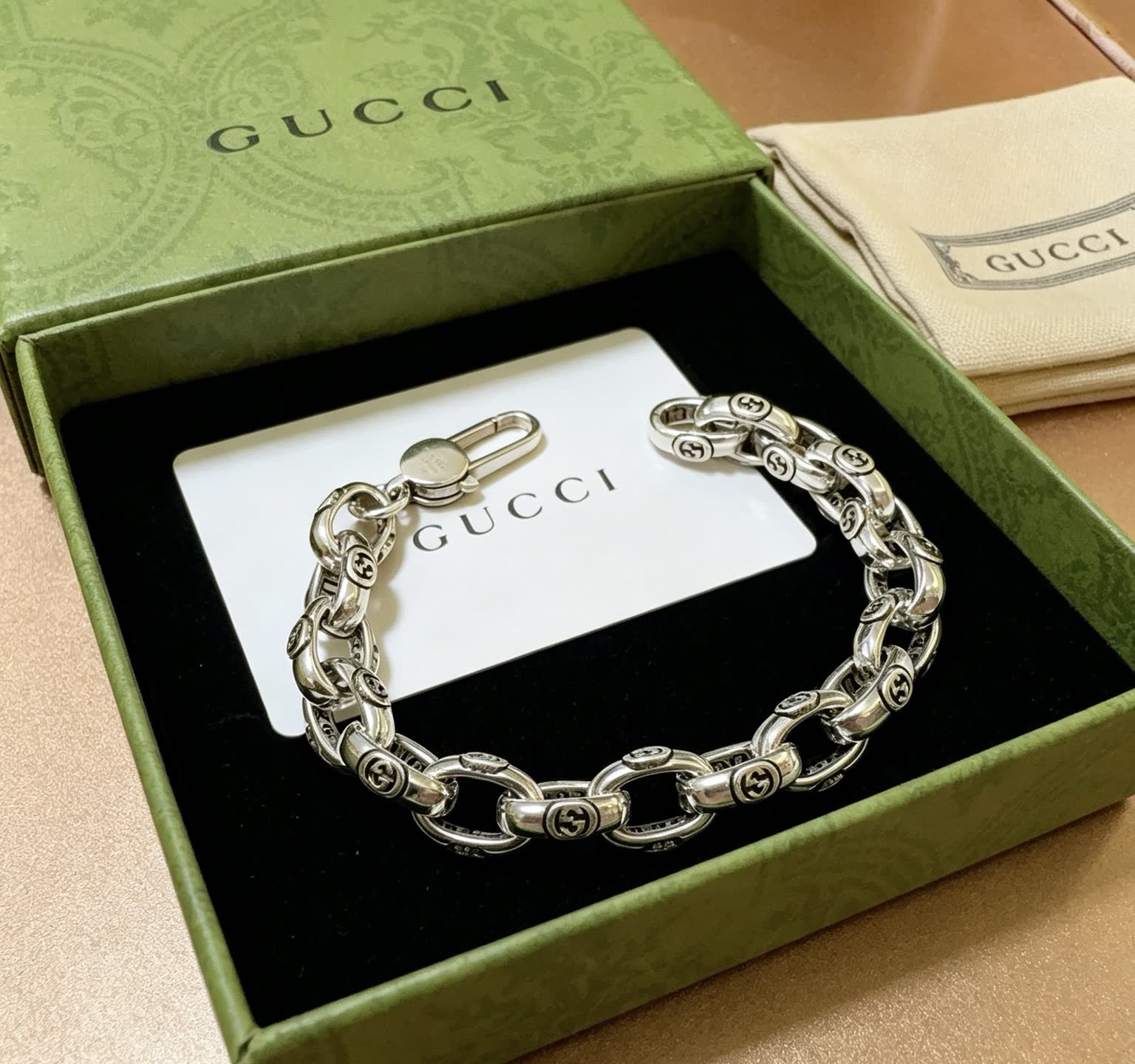 Gucci Silver Chain Bracelet Gucci Silver Chain Bracelet