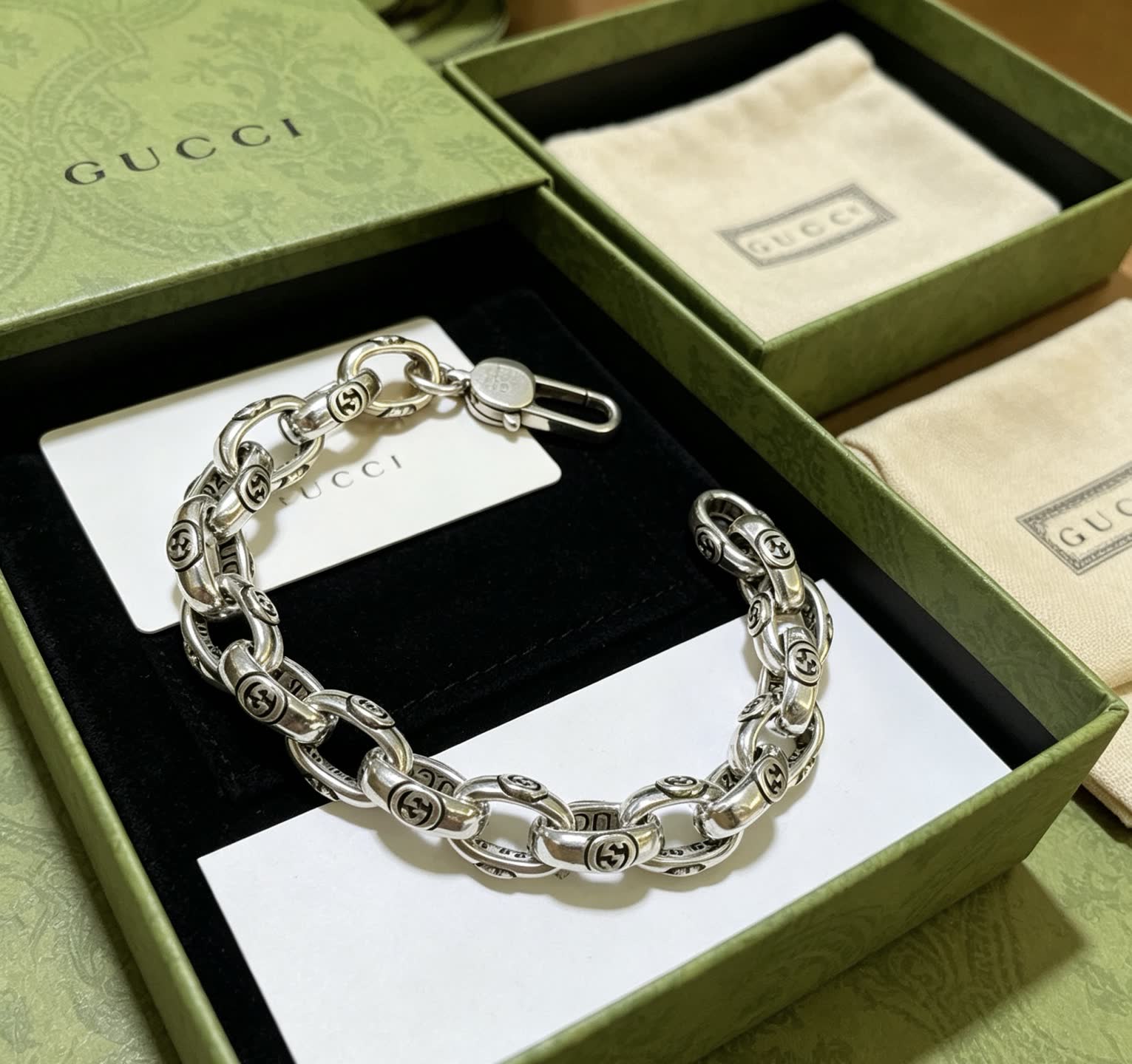 Gucci Silver Chain Bracelet