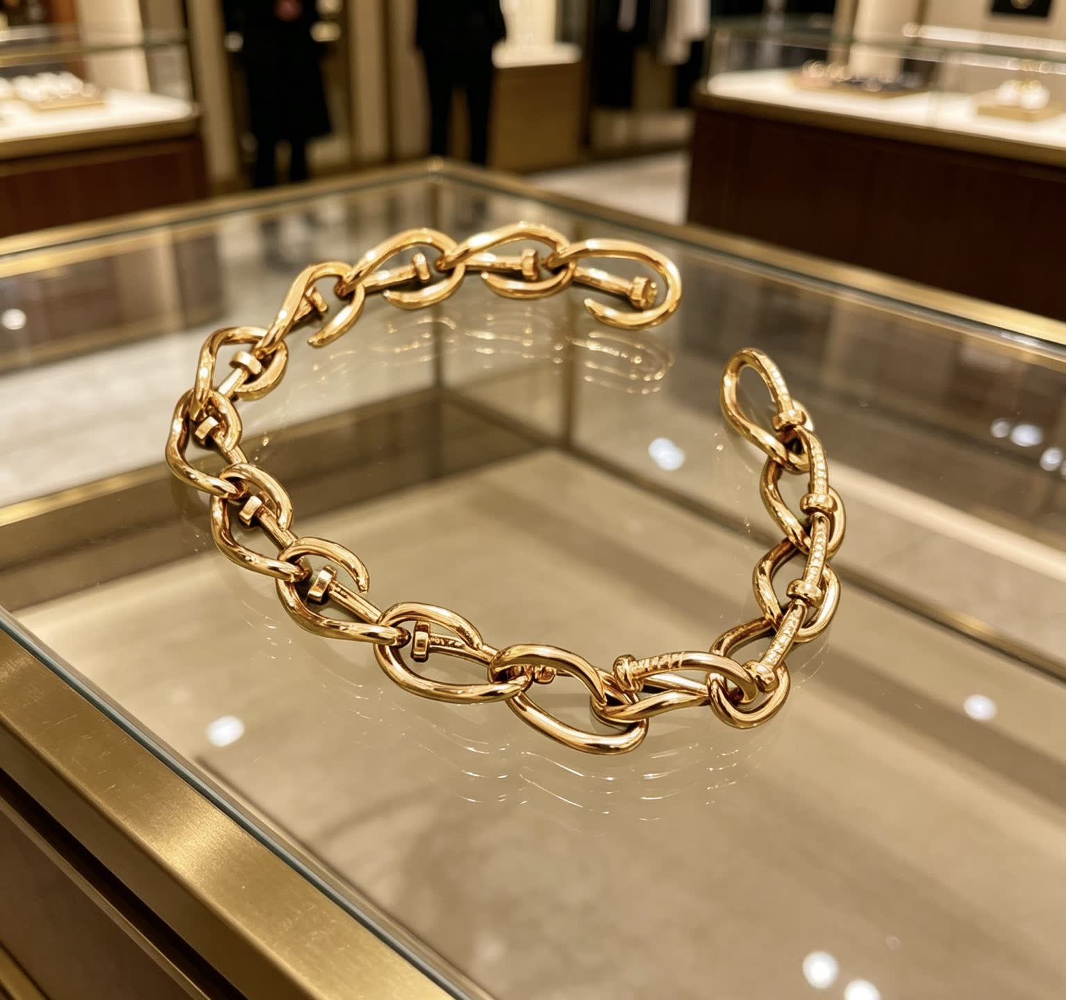 Gucci Gold Chain Bracelet