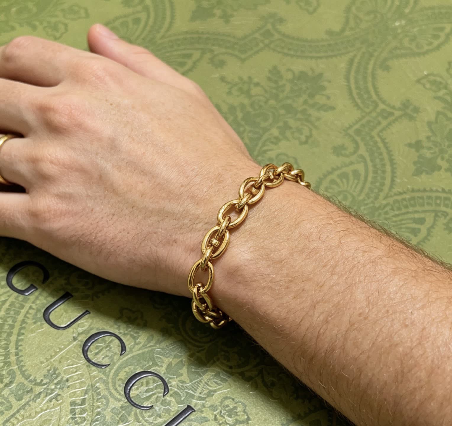 Gucci Gold Chain Bracelet
