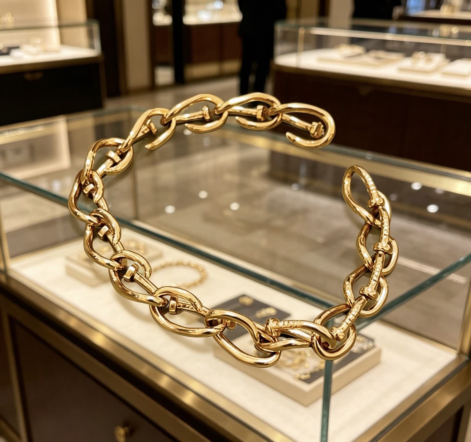 Gucci Gold Chain Bracelet