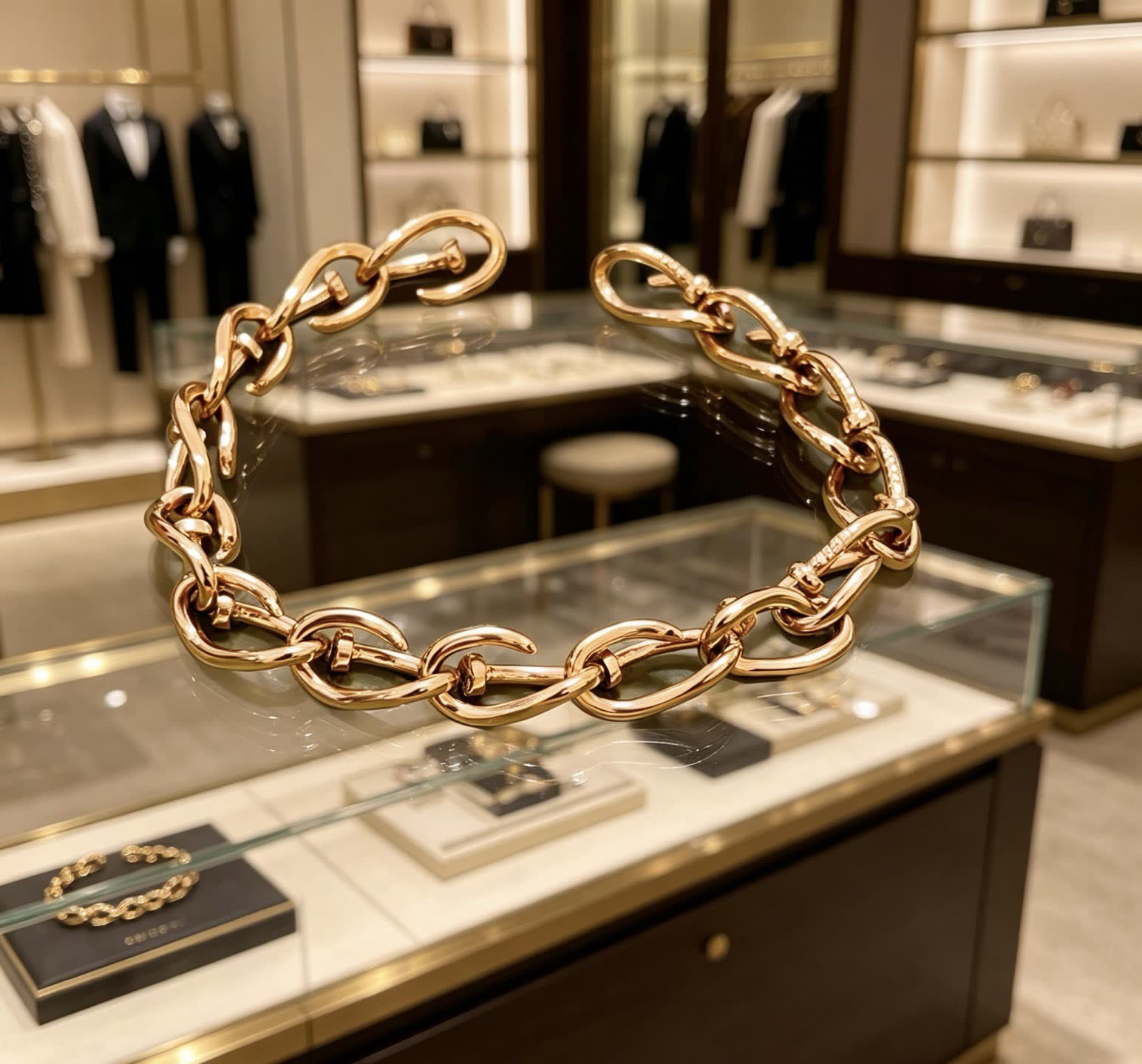 Gucci Gold Chain Bracelet