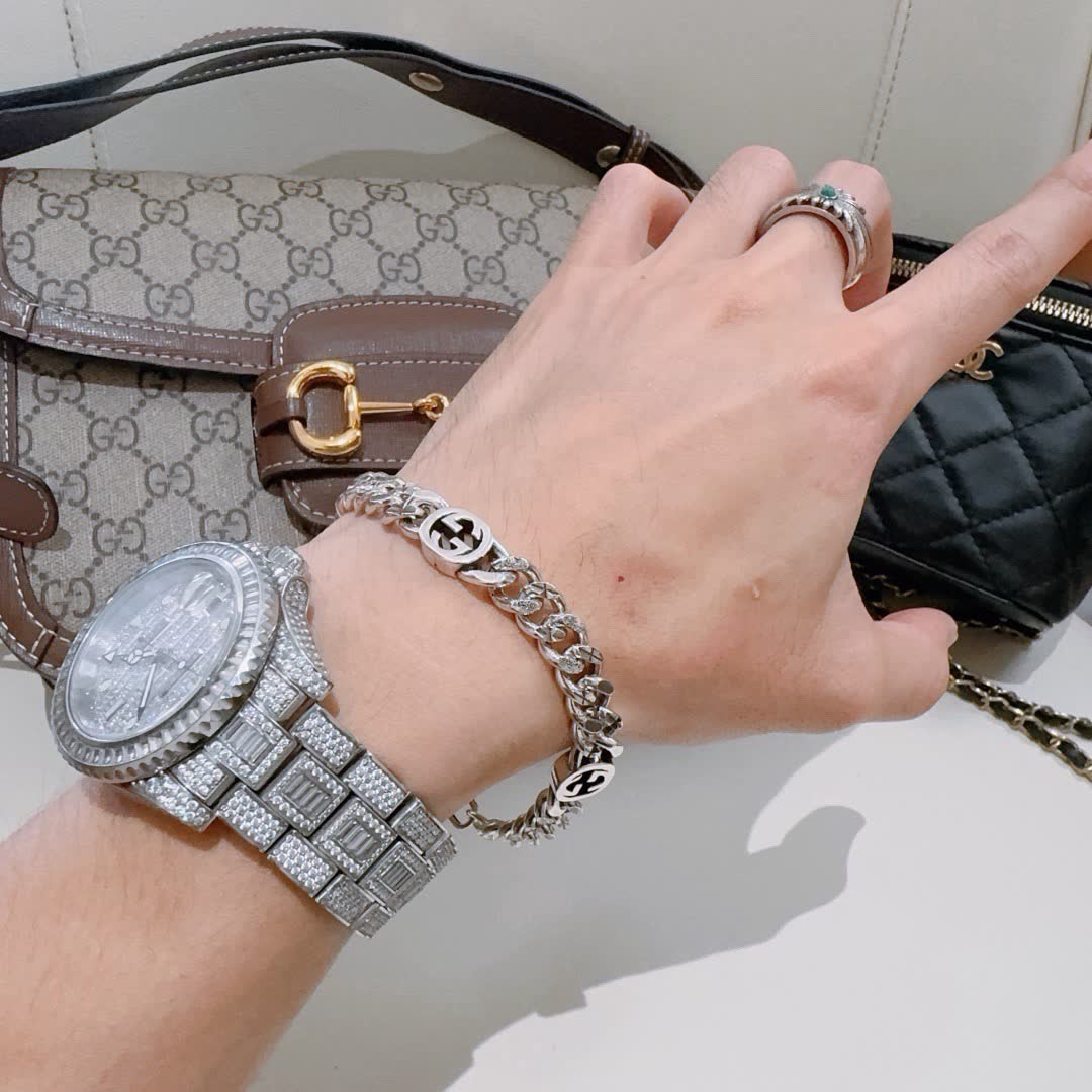 Gucci Silver Chain Bracelet