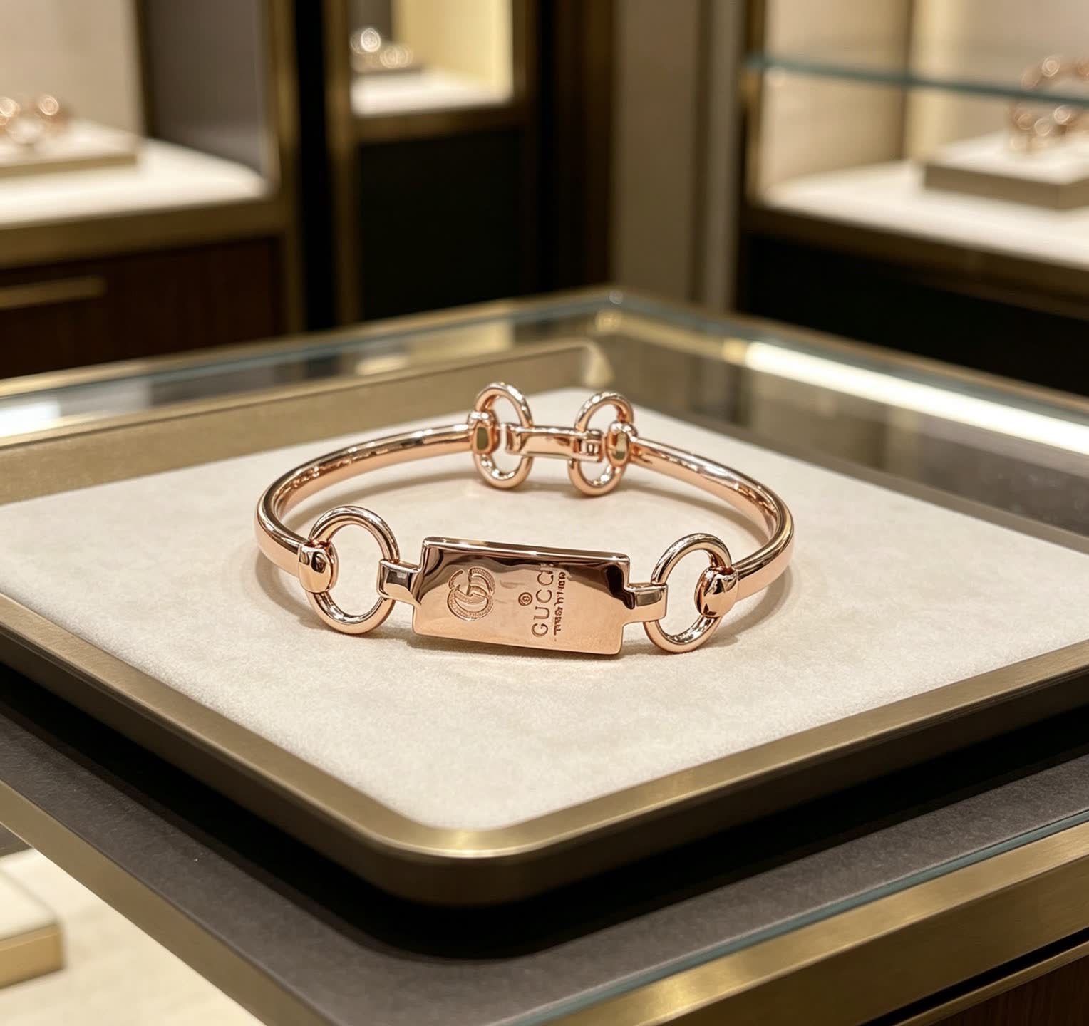 Gucci Rose Gold Link Bracelet Gucci Rose Gold Link Bracelet