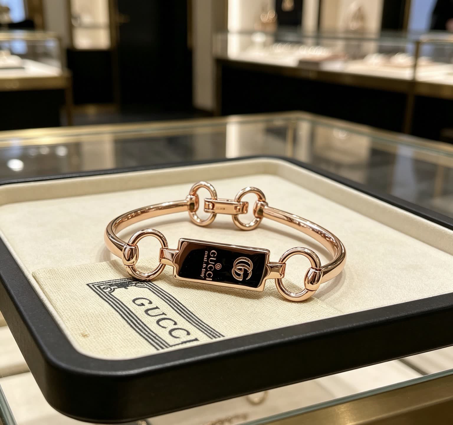 Gucci Rose Gold Link Bracelet