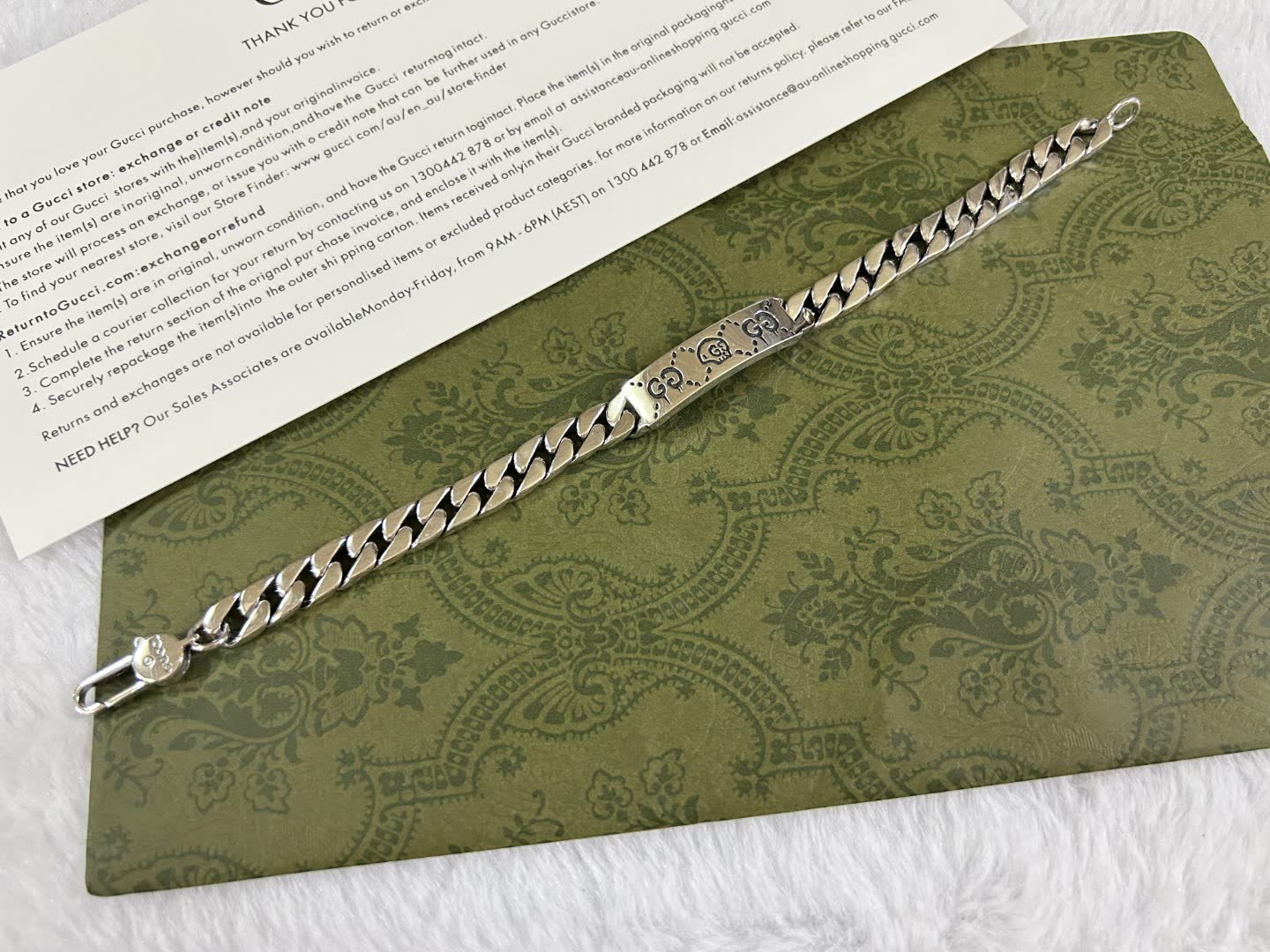 Gucci Silver Chain Bracelet Gucci Silver Chain Bracelet