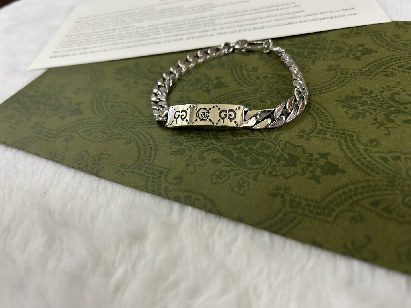 Gucci Silver Chain Bracelet