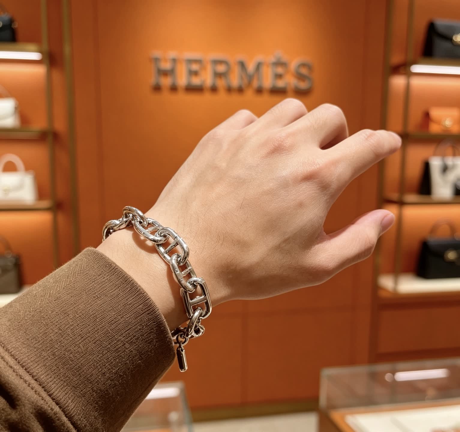 Hermes Hermès Paris Silver Bracelet