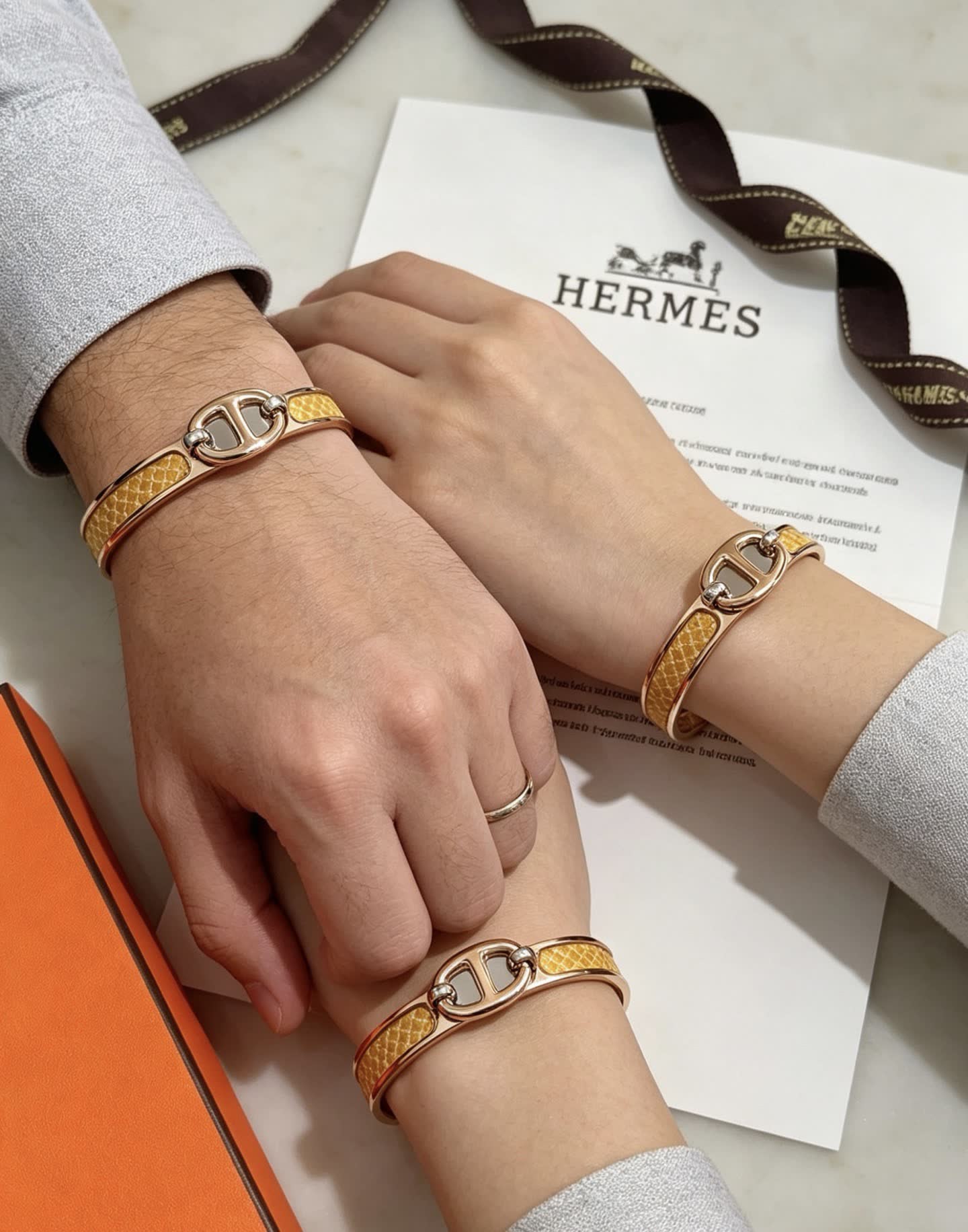 Hermes Hermès Gold Plated Bracelet