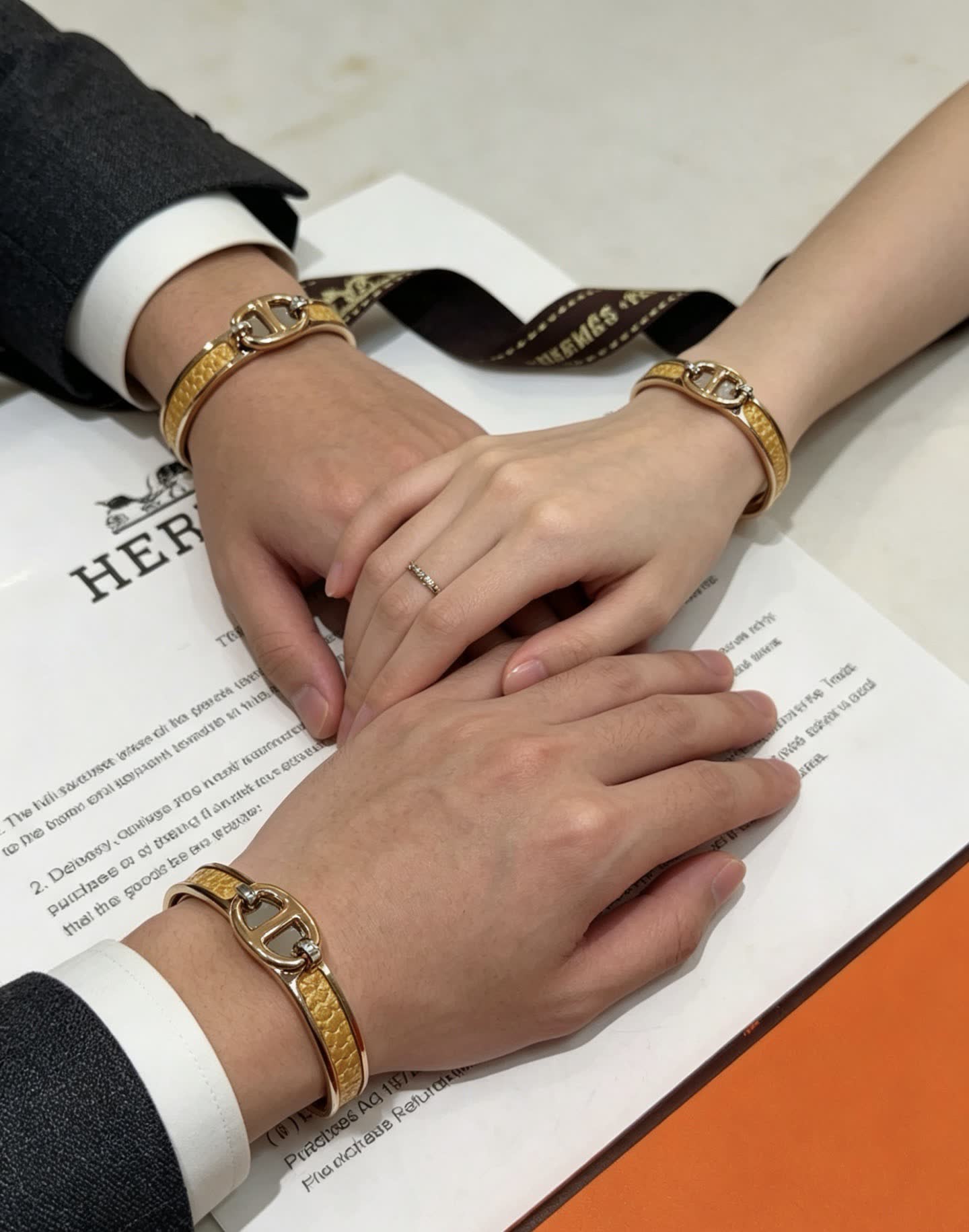 Hermes Hermès Gold Plated Bracelet