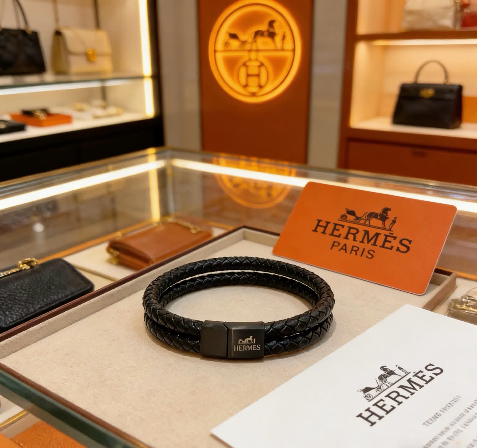 Hermes Hermès Paris Double Tour Bracelet